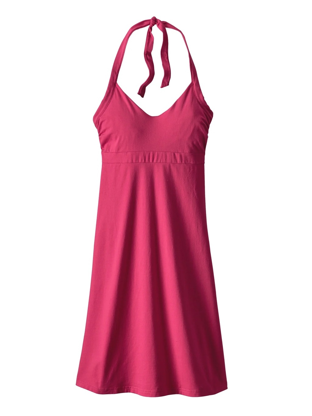NWT Patagonia Iliana Halter Dress Hot Pink Size Small Built-In Bra